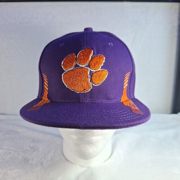 New Era Purple Orange Clemson Tigers 9FIFTY Snapback Hat Cap - Picture 1 of 8